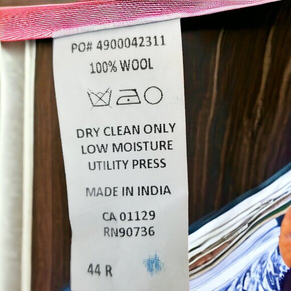 Ralph Lauren Men's 44R Brown Check 100% Wool Blazer Sport Coat & Tie 11024 - Picture 10 of 10